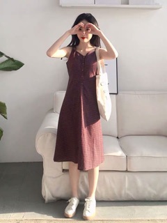 [ORDER] sẵn đỏ SM VÁY 2 DÂY (ảnh thật up cuối)