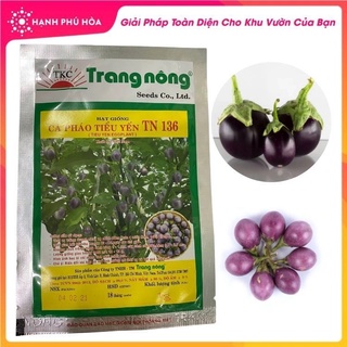 Gói 1gram hạt giống cà pháo tím tiểu yến