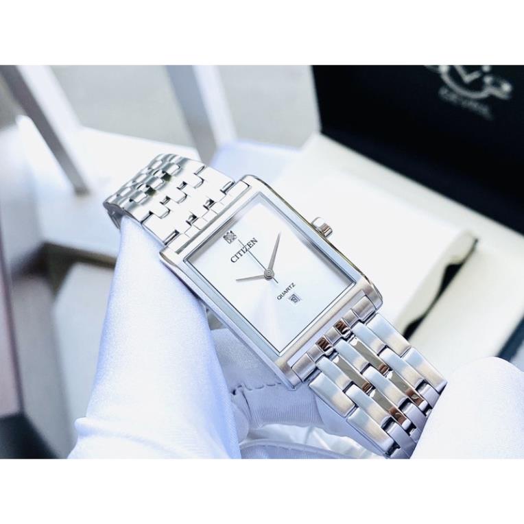 ĐỒNG HỒ NAM CHÍNH HÃNG Citizen BH3001-57A máy pin Nhật siêu bền, thiết kế mặt vuông cá tính - VEUWATCH