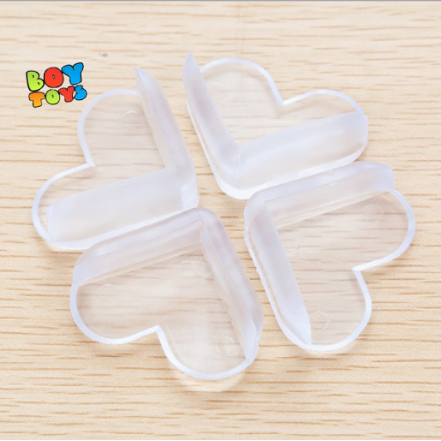 Combo 2 miếng bịt góc bàn, bịt cạnh bàn silicon cao cấp, an toàn cho bé yêu