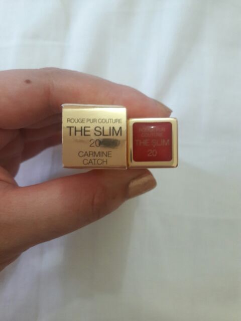 [New] Son YSL Rouge Pur Couture The Slim Matte màu 20 Carmine Catch Tester | BigBuy360 - bigbuy360.vn