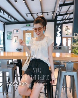 Áo đũi cài nút có tay