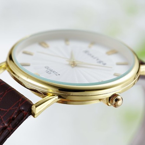 Đồng hồ nam nữ Rosivga dây da thời trang SP674 (Nhiều màu)