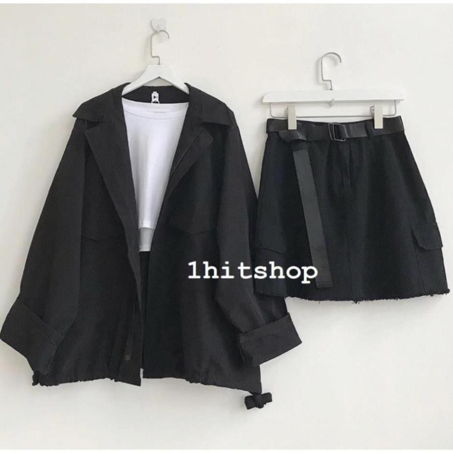 Chân Váy KAKI TÚI HỘP 02 Nữ (Kèm DÂY THẮT LƯNG xịn xò)