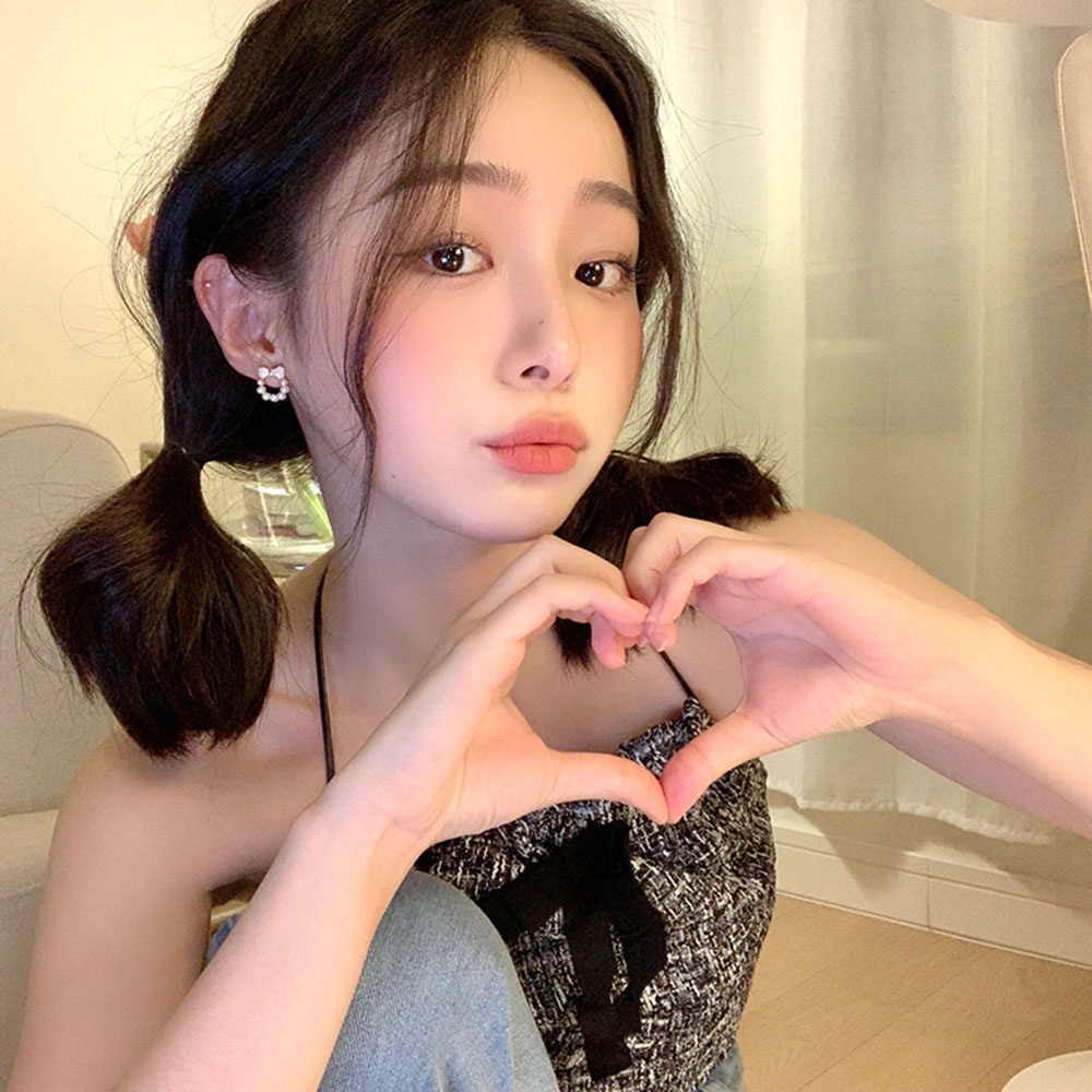 1 Cặp Bông Tai Bạc 925 Hình Nơ Đính Ngọc Trai Mini Dễ Thương Thời Trang Mùa Hè Bông Tai Hình Nơ Đính Ngọc Trai Cao Cấp Thời Trang Hàn Quốc 2022