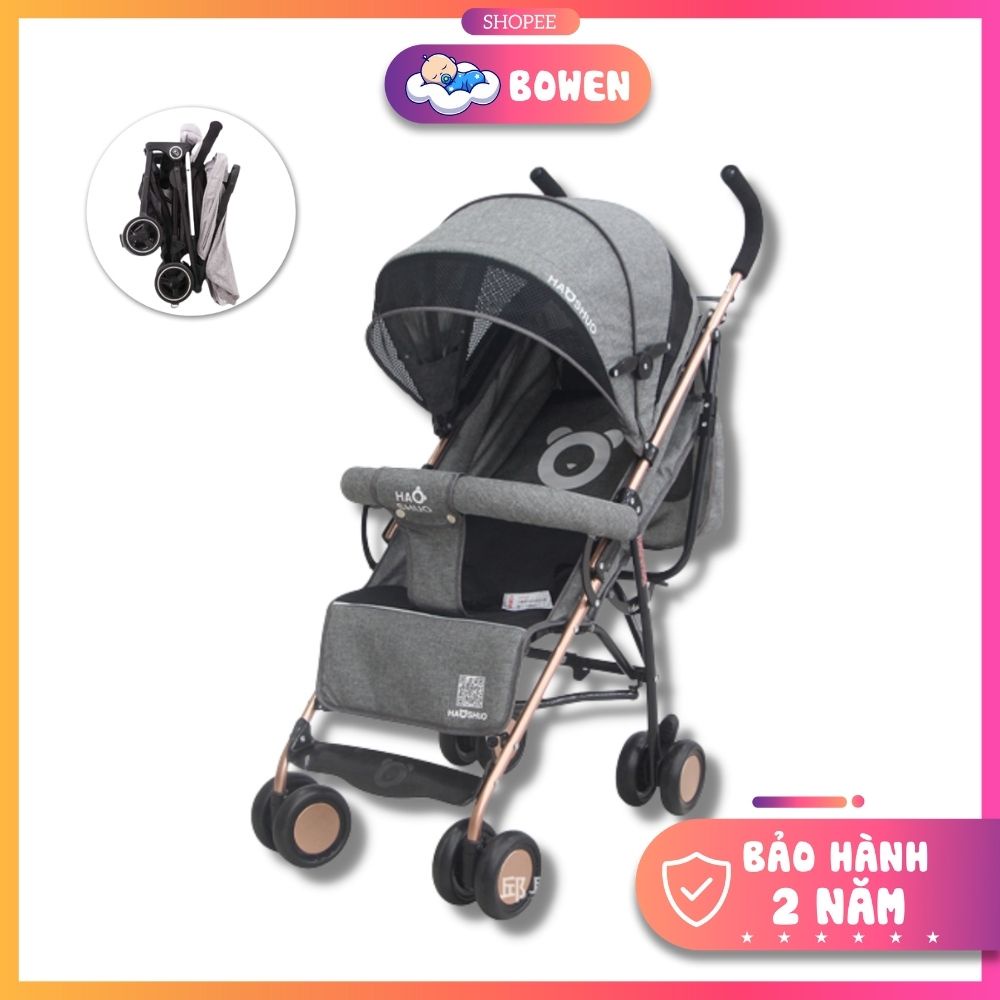 Xe Đẩy Trẻ Em ( Tặng Khăn Ăn Dặm ), Xe Đẩy Cho Bé Thiết Kế Chắc Chắn, Siêu Nhẹ, Gấp Gọn