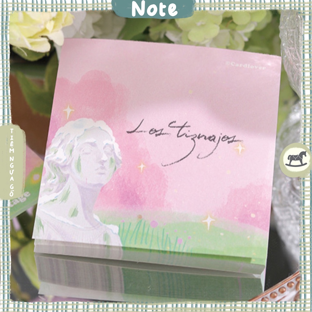 Tập 100 Note In The Dream Giấy Note Ghi Chú Cute Dễ Thương Trang Trí Bullet Journal - Tiệm Ngựa Gỗ