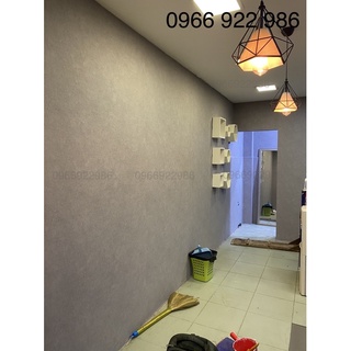Giấy Dán Tường Giả Xi Măng Nhám,loại dày 16,5m2/cuộn