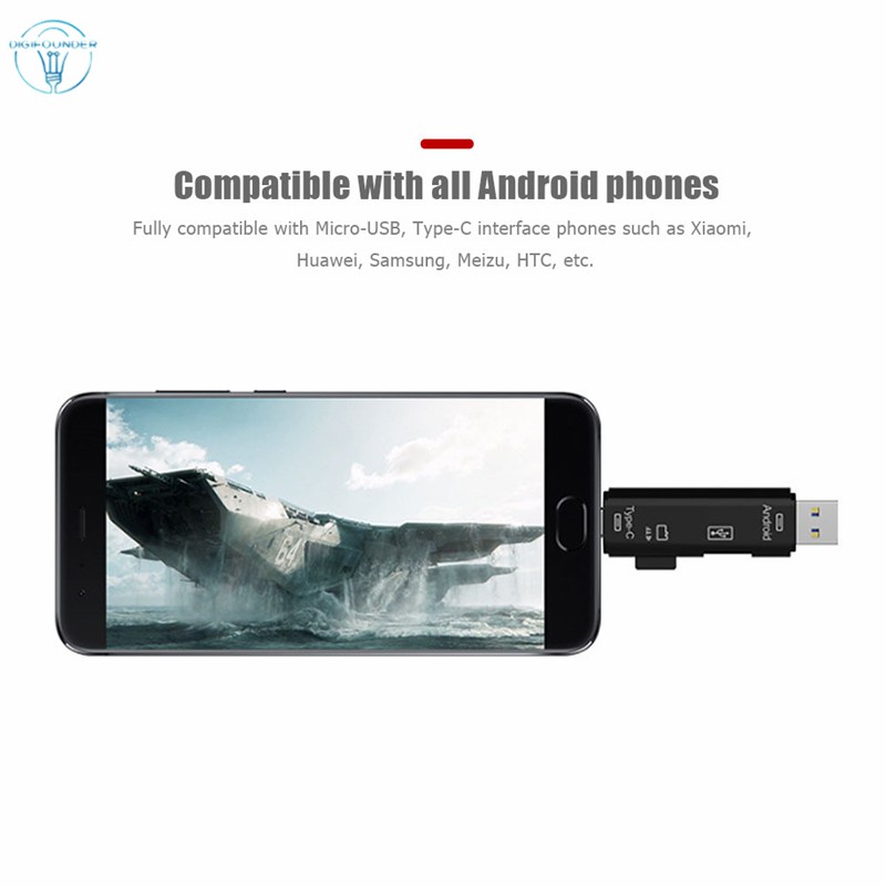 Đầu Đọc Thẻ Nhớ Usb 3.0 5 Trong 1 Chất Lượng Cao