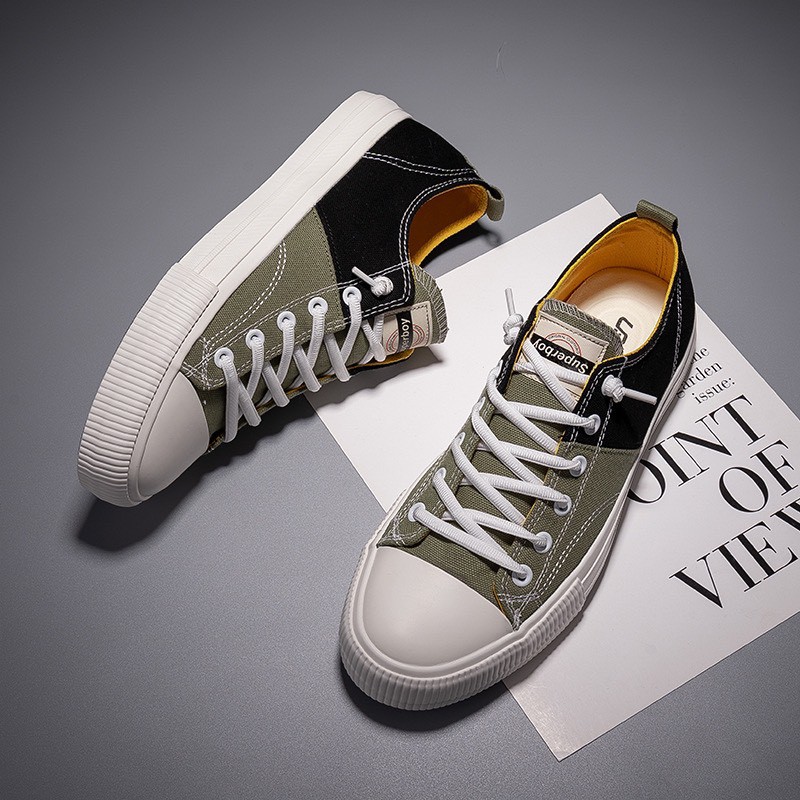 GIÀY THỂ THAO NAM CỔ THẤP LEYO ĐẾ ÊM FULLBOX PHA MÀU DỄ PHỐI ĐỒ | BigBuy360 - bigbuy360.vn