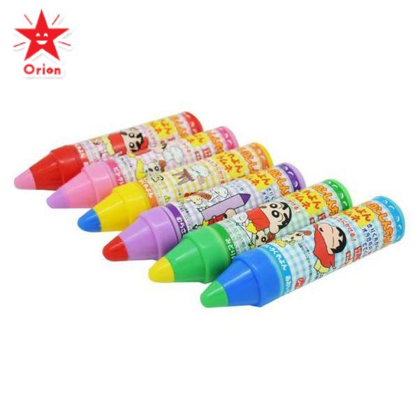 ( Bán sỉ ) Lốc 12 cây Kẹo bút chì màu Shin Crayon 15gr