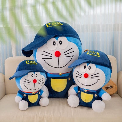 Gấu bông DORAEMON DOREMON đội nón dễ thương cute MON0179