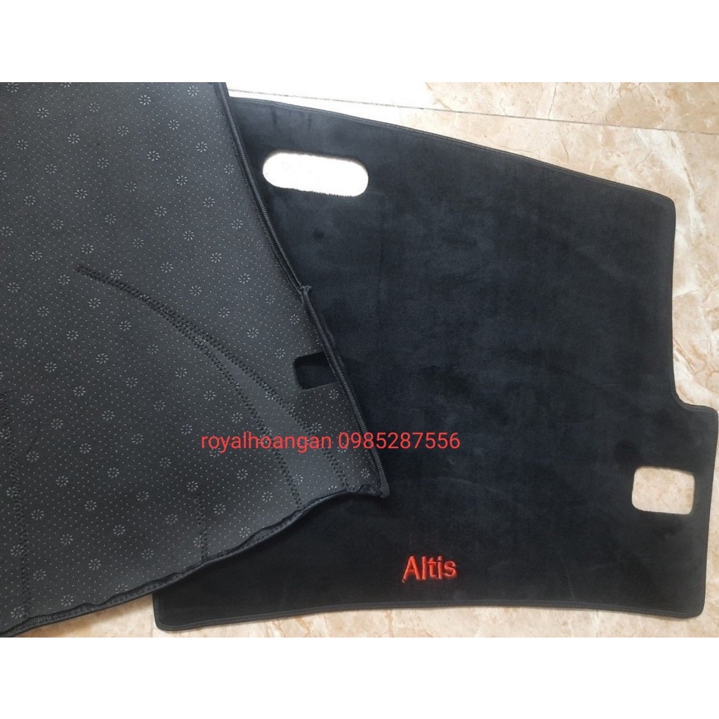 thảm taplo atis 2008 đến 2023 nhung hoặc da vân cacbon