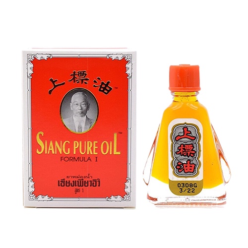 DẦU GIÓ ĐỎ THÁI LAN SIANG PURE OIL FORMULA HIỆU ÔNG GIÀ 3ml