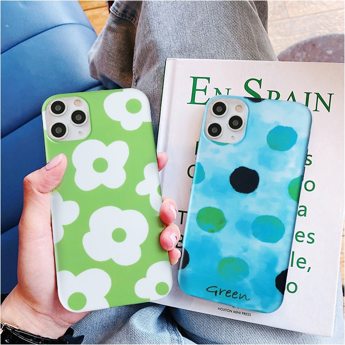 Ốp lưng iphone Hoa Chấm Bi IMD 5/5s/6/6plus/6s/6s plus/6/7/7plus/8/8plus/x/xs/xs max/11/11 pro/11 promax - Shin Case | BigBuy360 - bigbuy360.vn