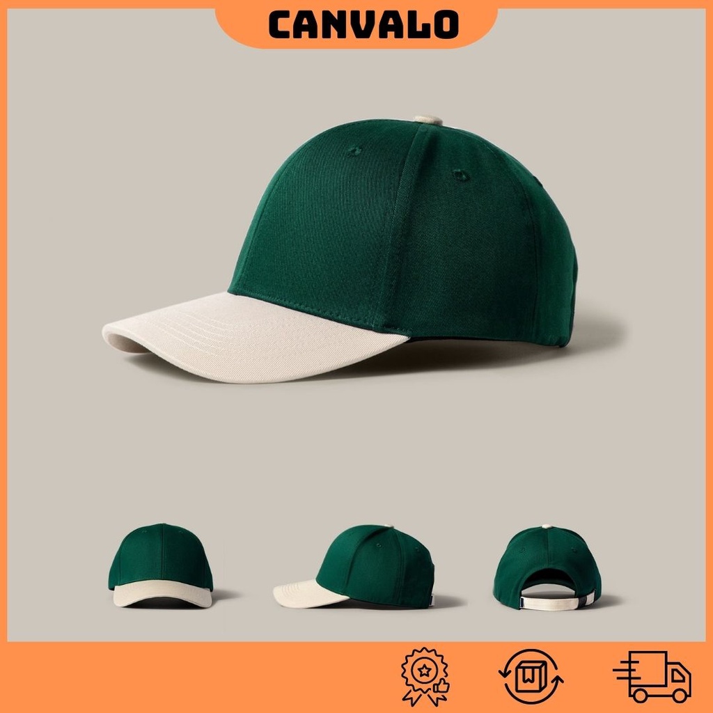 Mũ lưỡi trai nón kết trơn Mix màu phong cách Unisex cực đẹp - canvalo