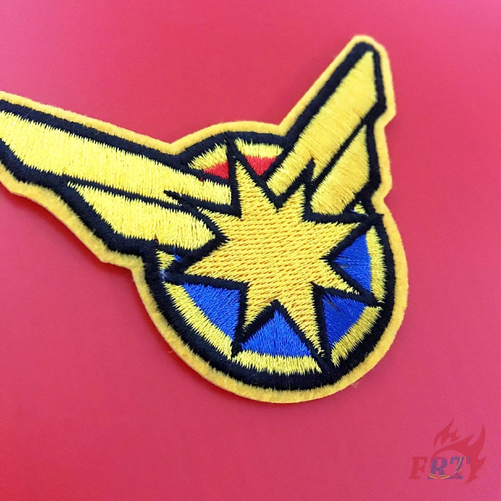 ☸ Marvel - Captain Marvel Patch ☸ 1Pc Diy Sew on Iron on Patch（Marvel - Series 09）