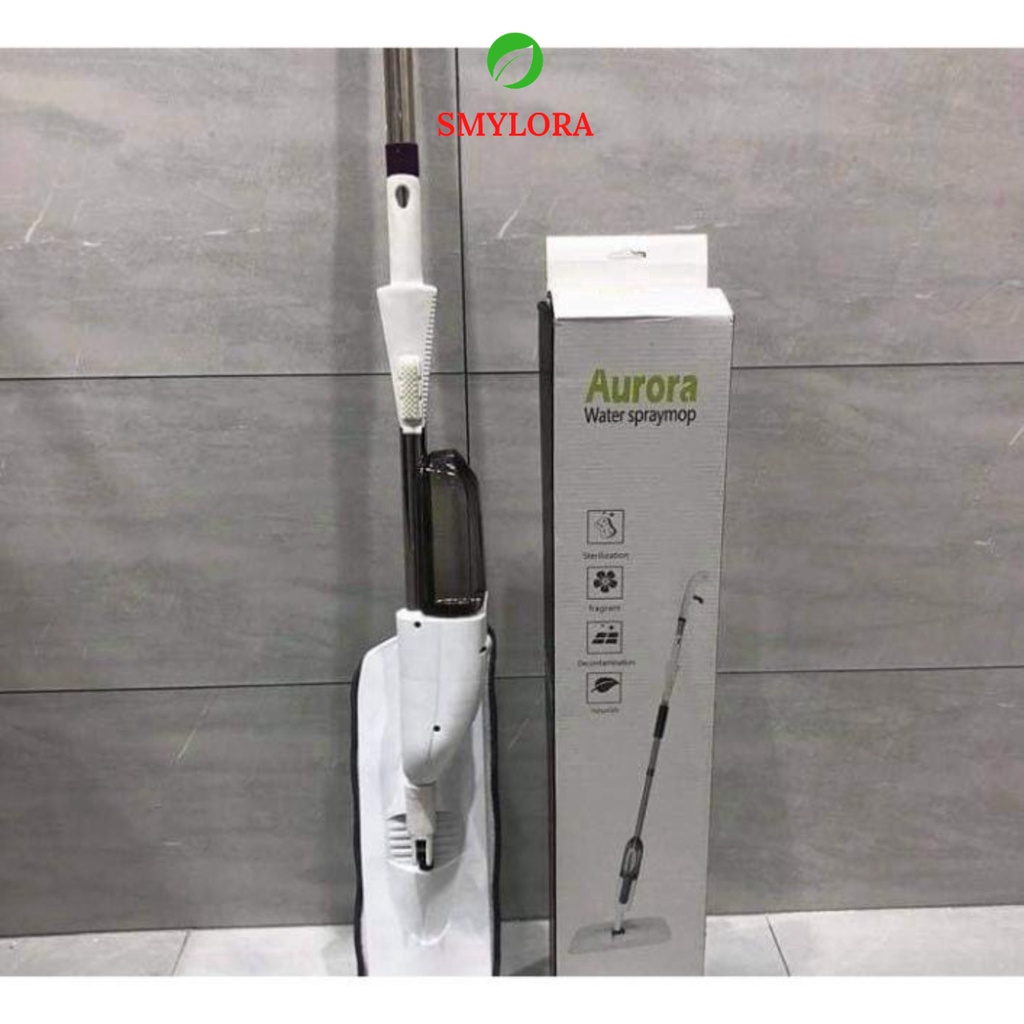 Cây Lau Nhà Phun Nước AURORA Deerma Water Spray Mop, Chổi Lau Sàn 2 in 1 Xoay 360 độ thông minh