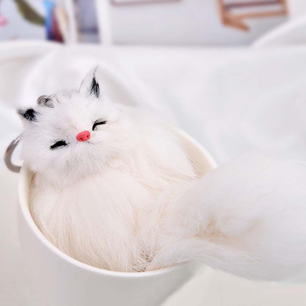 Móc Khóa Bông Xù Hoạt Hình Đáng Yêu