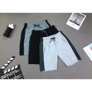 Quần Nam thể thao HIYE chất dù nhẹ thoáng mát, có size lớn, viền phối 2 bên hông - SHM026