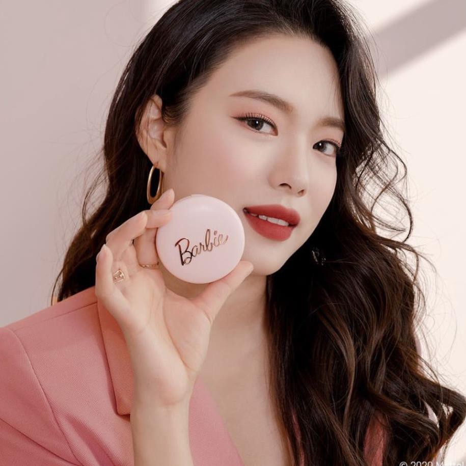 Phấn phủ Eglips x Barbie Blur Powder Pact dạng nén kiềm dầu, che phủ tốt - HanZy Store