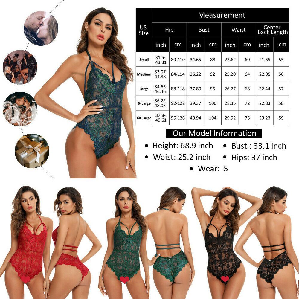 Bộ đồ lót áo liền quần bằng ren trong suốt quyến rũ cho nữ
 | BigBuy360 - bigbuy360.vn