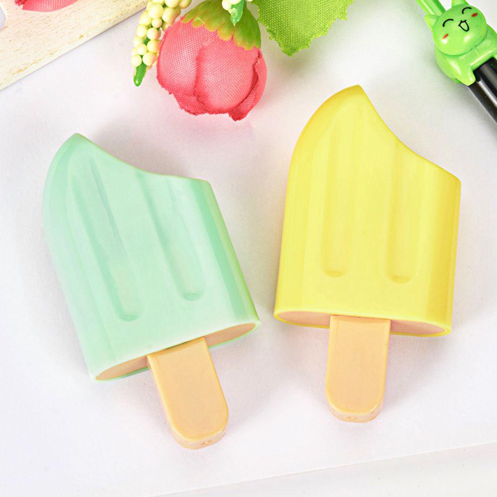 2pcs Cream Highlighter Painting Tool Fluorescent Pen Marker Pen Candy Color