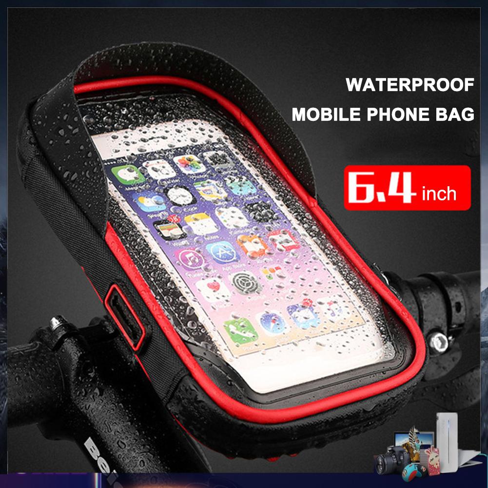 Giá Đỡ Điện Thoại Gắn Xe Máy/Xe Đạp Có Thể Chạm Màn Hình Cảm Ứng