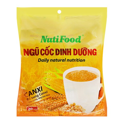 Ngũ cốc dinh dưỡng bổ sung canxi NutiFood gói 500g