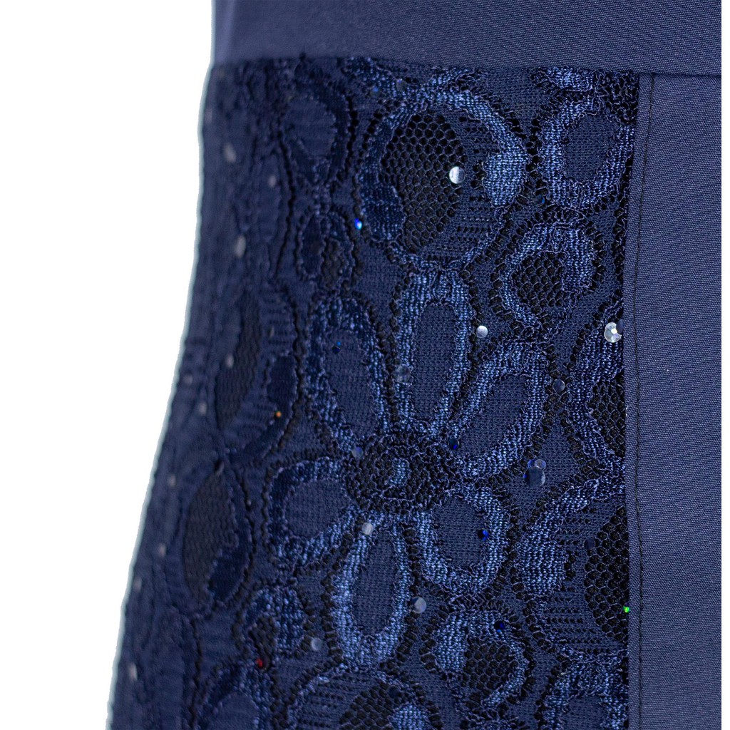 Đầm Classy Wing Sleeve Twinkle Lace Navy Dress HAVIAS