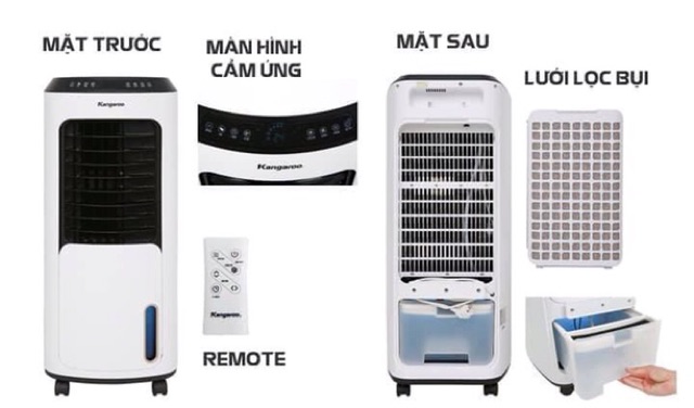 Máy Làm Mát Quạt Điều Hoà Kangaroo KG50f68