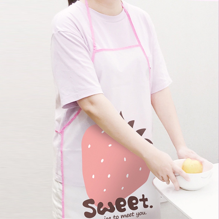 Tạp dề hình trái cây chất liệu Nilon chống thấm nước, độ bền cao