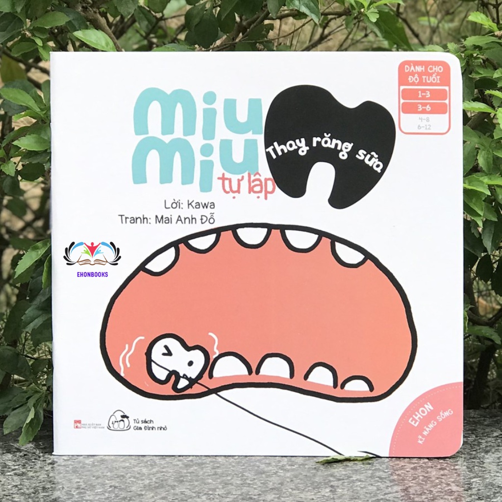 Sách ehon kỹ năng sống - Miu Miu Tự Lập - Ehon cho bé 1 6 tuổi cuốn lẻ tùy chọn ehonbooks