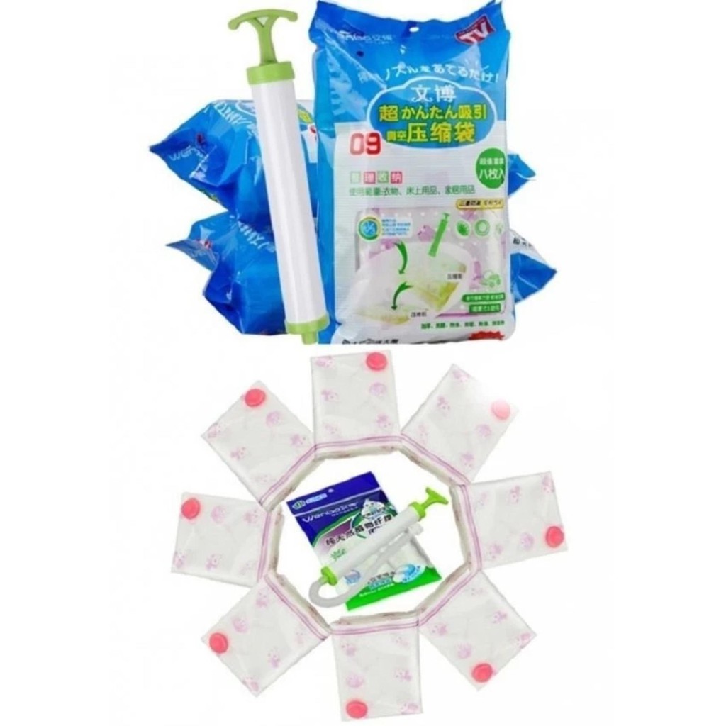 Túi hút chân không kèm bơm - Sevenmart