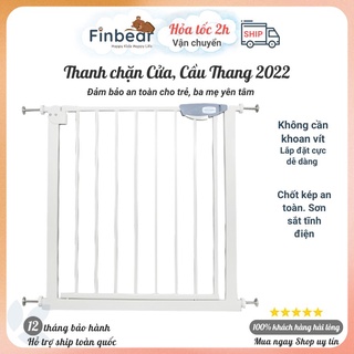 Thanh Chắn Cửa Cầu Thang Pakey Không Khoan Đục, Cao 79cm Bảo Vệ An Toàn Cho Bé Yêu FINBEAR