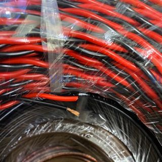 Dây loa đỏ đen 1.0,dây loa núi 100 tim, 200 tim, cao cấp - Giá 1 mét