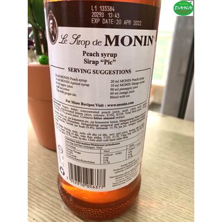 Siro Đào MONIIN 700ml.