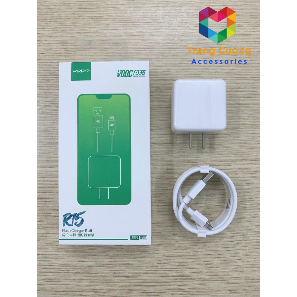 [FREESHIP] Bộ sạc OPPO VOOC R15 Zin [NEW]