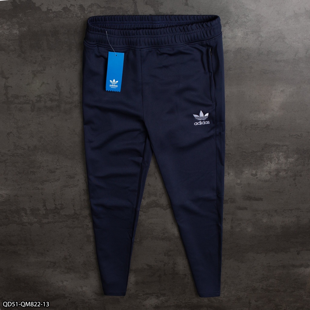 Quần dài thể thao Adidas poly 2 da QD51 thuê logo - thể thao nam VNXK