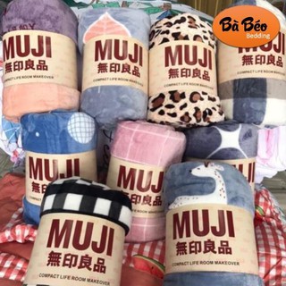 Chăn lông tuyết Muji hàng xuất Nhật