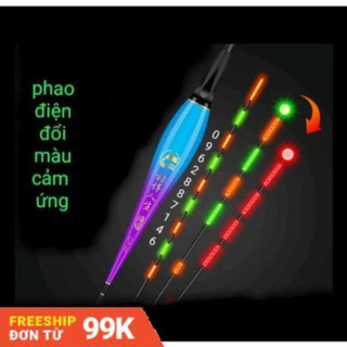 Phao điện đổi màu phao đài câu đêm x2 siêu nhậy