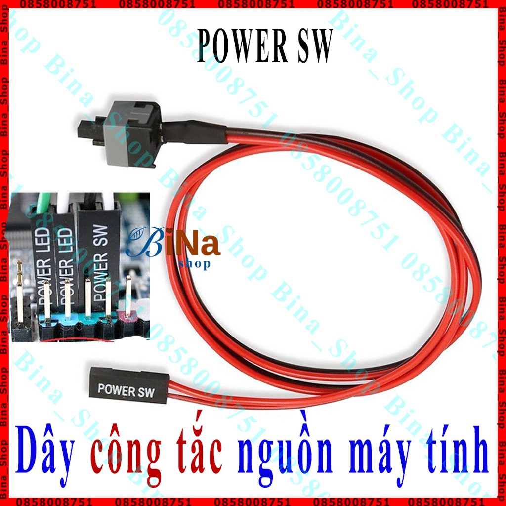 Dây công tắc nguồn POWER SW dài 48cm