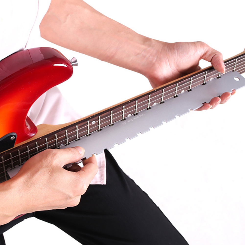 Thước Đo Cạnh Đàn Guitar Điện Tử Bằng Da PU