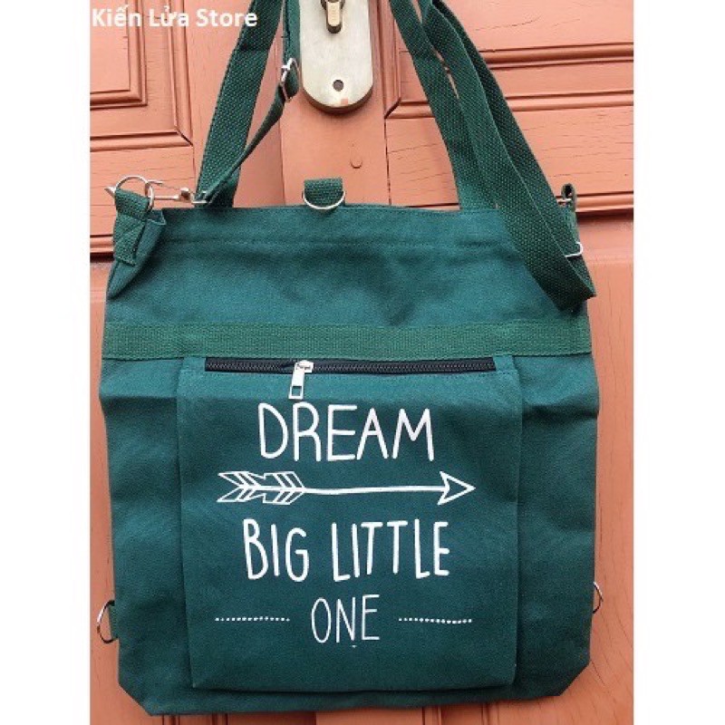 Túi Tote Vải Canvas DREAM BIG LITTLE ONE