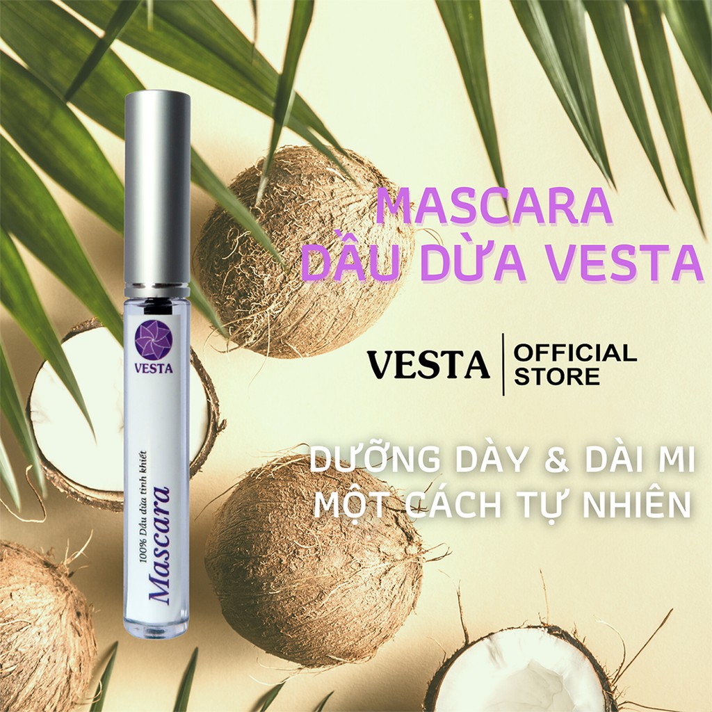 Mascara Dầu Dừa Dưỡng Mi Ép Lạnh Nguyên Chất