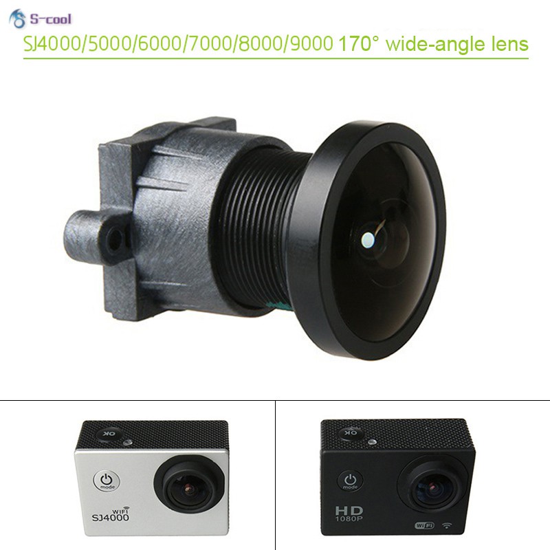 Ống Kính Góc Rộng 170 Độ Cho Camera Hành Trình Sjcam Sj4000 Sj5000 Sj6000 Sj7000 Sj8000 Sj9000