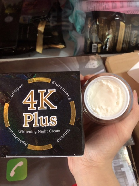 Kem 4K Plus Whitening Night Cream