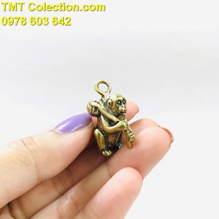 Móc Khóa Tượng Đồng Con Khỉ, Hình ảnh của chú Khỉ thường là biểu tượng cho sự thông minh, láu lỉnh- SP005221