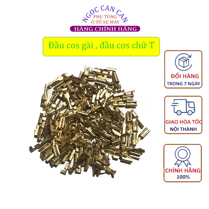 Đầu cos gài , đầu cos chữ T, cốt kẹp dây, cốt nối dây điện 2.8mm