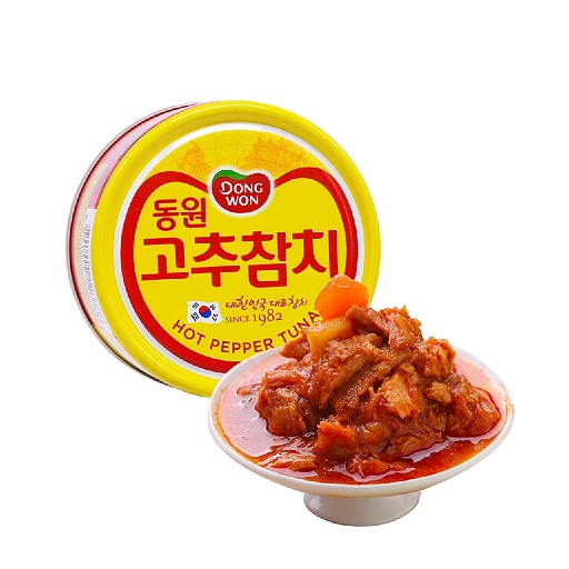 Cá Ngừ Hộp Sốt Cay Dongwon Loại 100gr / 150gr ( Cay Nhẹ ) - Nhập Khẩu Hàn Quốc